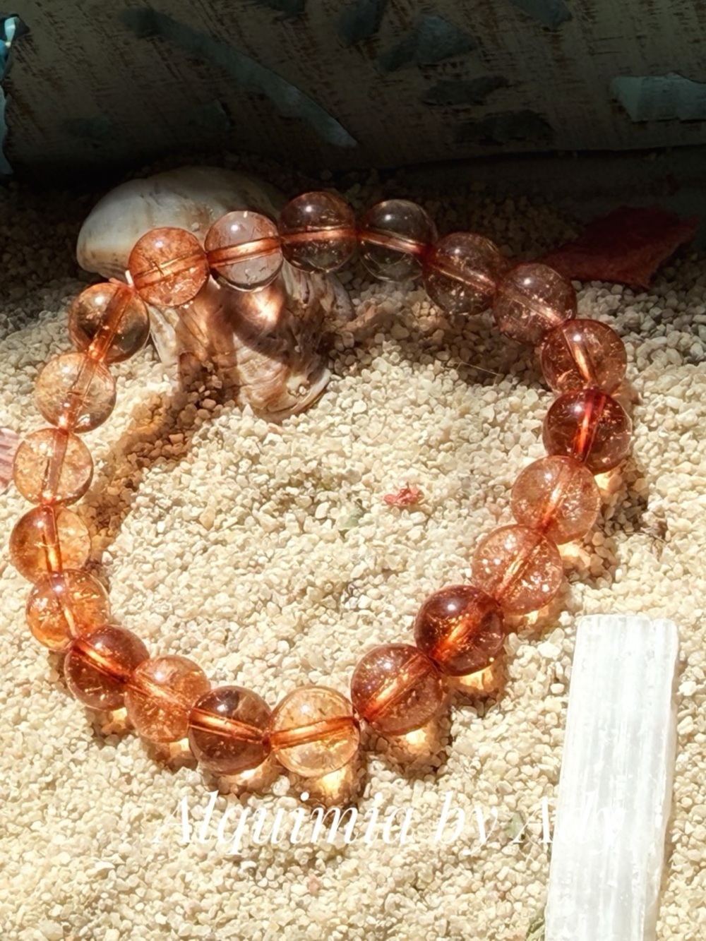Alquimia Stretch Gemstone Bracelet TOURMALINE